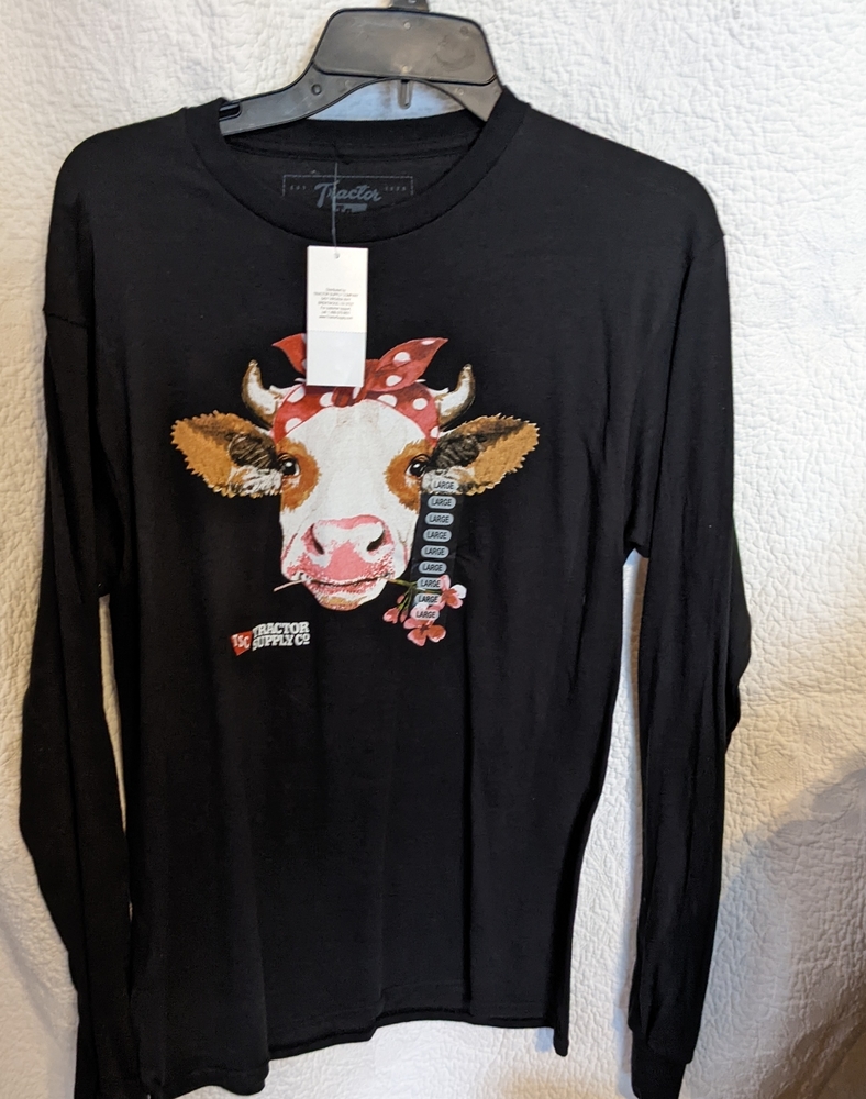 Women's Cow long sleeve t-shirt